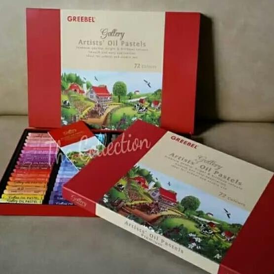 

(BISA COD) 72warna Greebel Artists Oil Pastels 72 COLORS Crayon TERUJI Kode 538