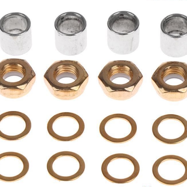 16pcs/set mur bantalan skateboard spacer , washer untuk perbaikan skateboard