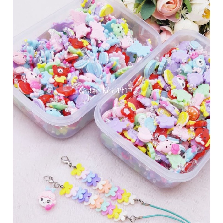 12pcs bandul clay cute