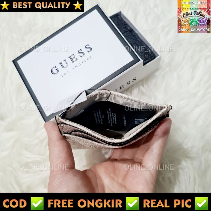 [oline_online] Card holder dompet kartu 7-10 slot motif 4g logo, embossed, crocodile grey maroon white cream beige brown coffee black with gift box kado kardus gift set gs extension extention gb pouch wrislet