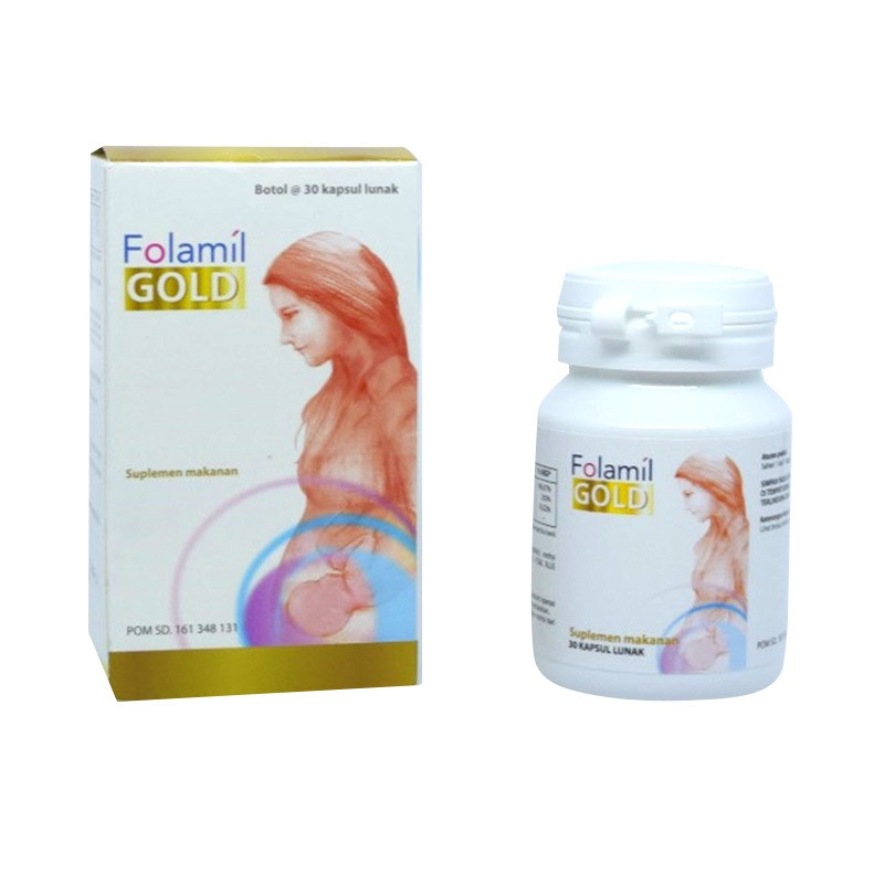 FOLAMIL GOLD ISI 30 SOFTGEL IBU HAMIL