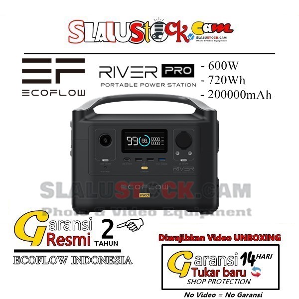 ECOFLOW RIVER PRO Portable Power Station Solar Charging