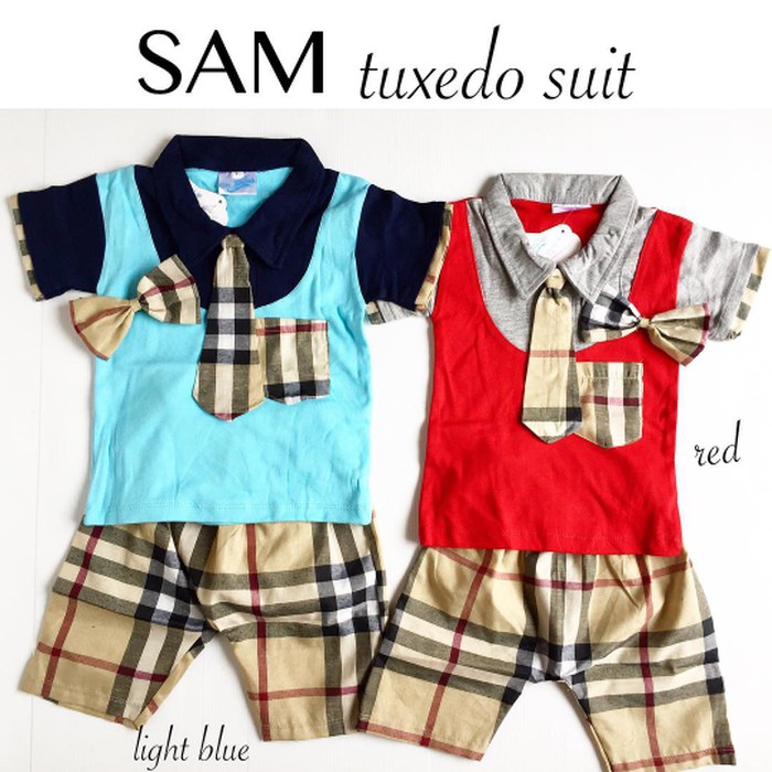 baju anak setelan tuxedo SAM