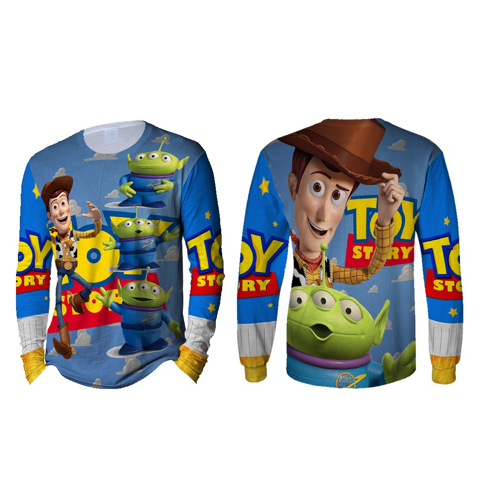 [Riashop] Kaos Toy Story Dewasa | Kaos TOY STORY Lengan Panjang | Kaos Toy Story Pria - 301