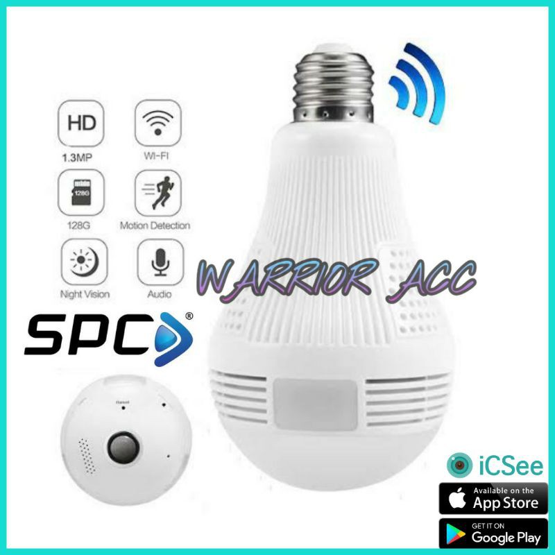 Terlaris Ip Wireless Camera CCTV Bohlam SPC