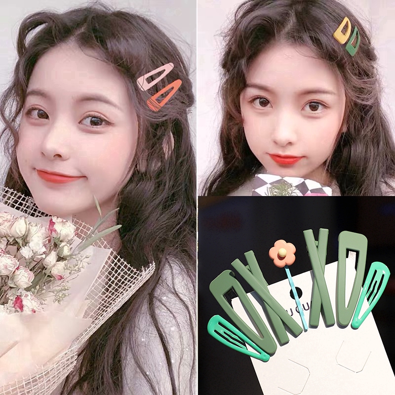 Set 7 Pcs Jepit Rambut Gaya Korea Untuk Wanita