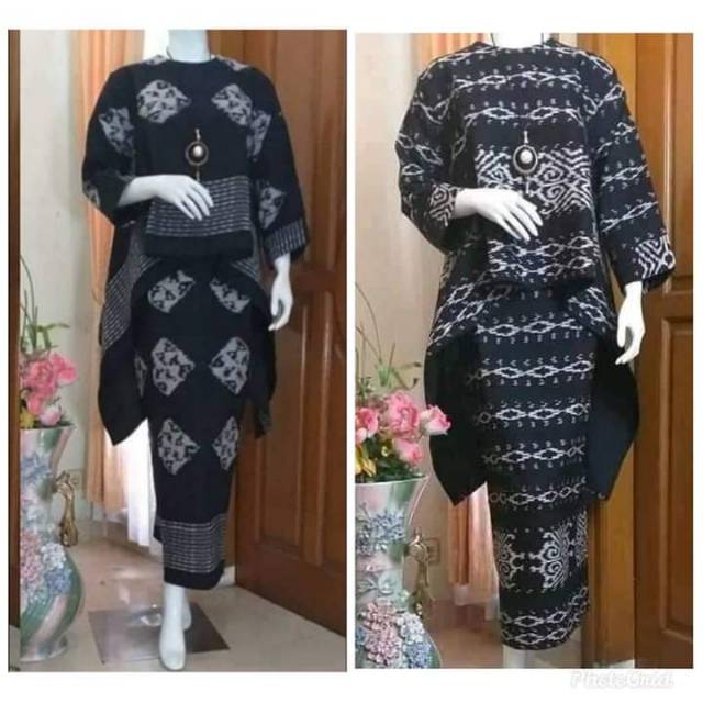 Setelan Full Tenun Motif Ntt Shopee Indonesia