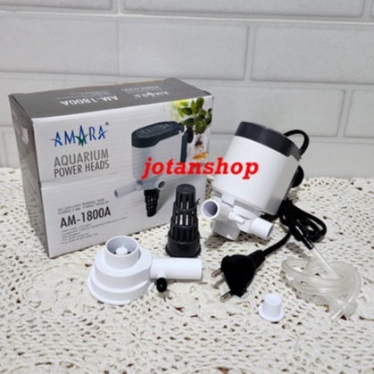 AMARA AM 1800A AM 1800 A AM1800A mesin Pompa Air celup Power Head filter Aquarium Aquascape