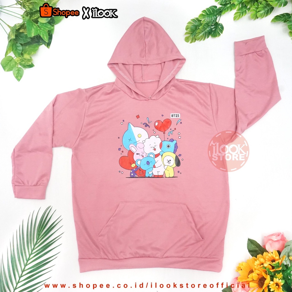 ilook | Sweater Hoodie BT21 | Sweater Koala | Hoodie Anak | Hoodie Anak