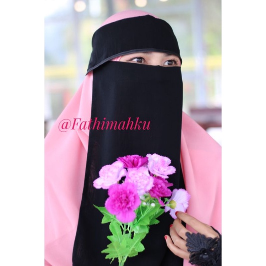 NIQAB PONI LIST BISBAN/ CADAR BANDANA SIFFON
