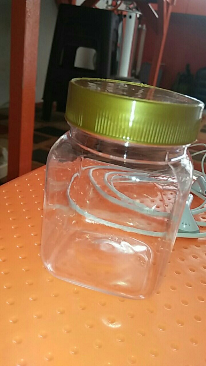 Toples Jar Plastik Tebal  210ml Untuk Selai Permen Jelly Coklat Kotak Murah Bagus Tebal Unik Lebaran