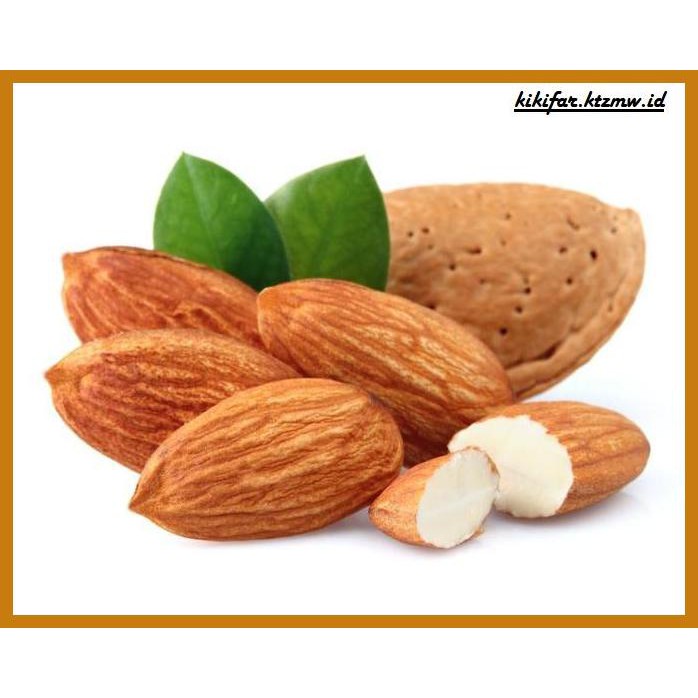 

Makanan-Kering- Natural Whole Almond ( Kacang Almond Natural ) 500 Gr -Aneka.