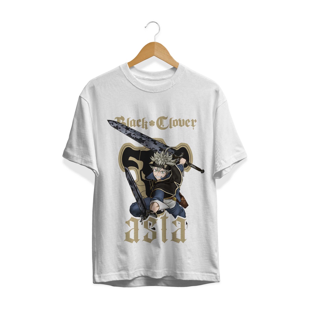 T-SHIRT KAOS DISTRO ANIME BLACK CLOVER MANGA JAPAN
