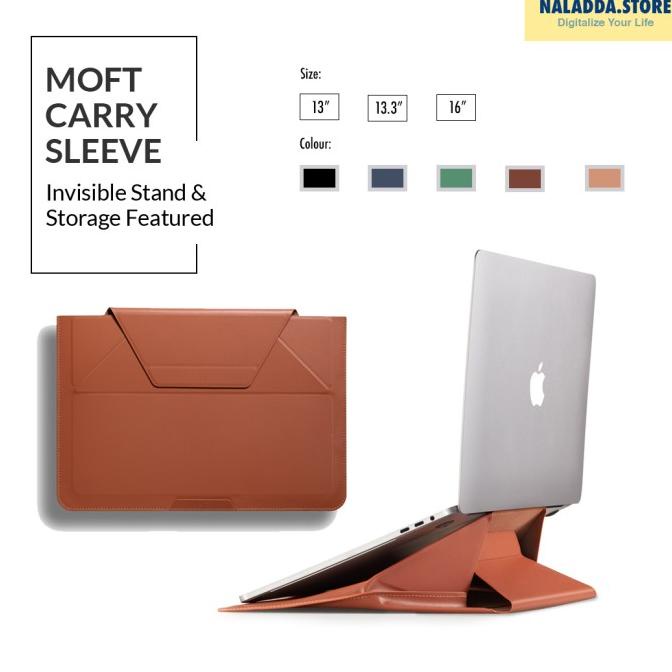 Moft 2-In-1 Tas Laptop Sleeve &amp; Stand |For Macbook &amp; Universal Laptop