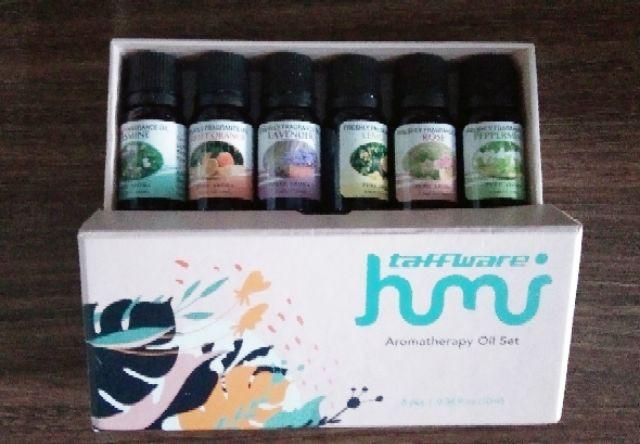 Taffware Pure Aroma Essential Fragrance Oil Aromatherapy 6 In 1 10ml - Rhjy