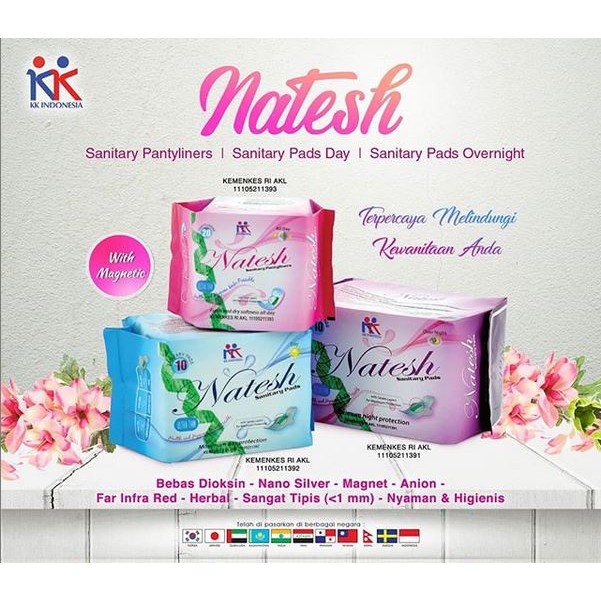 Pembalut Natesh - pembalut kesehatan