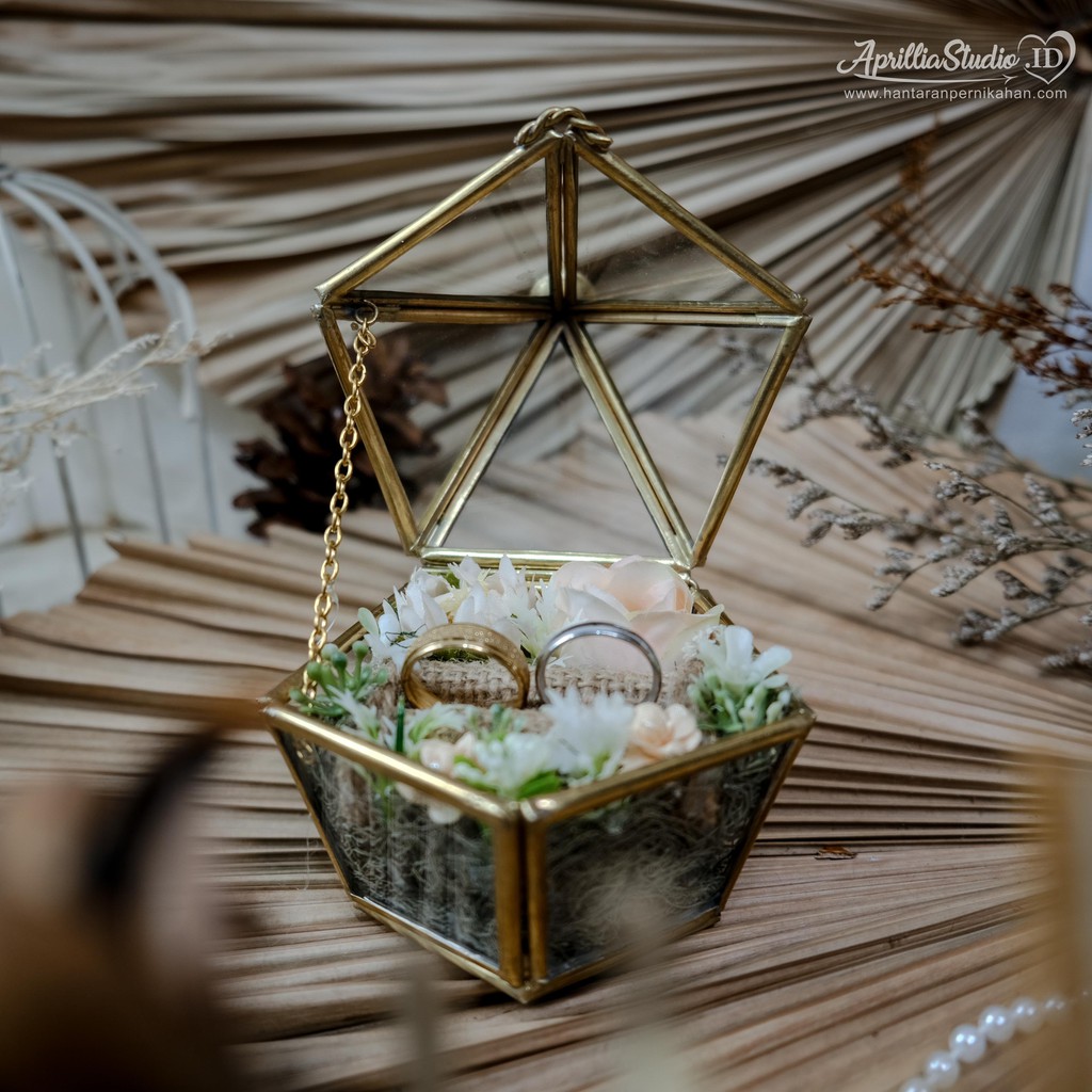 TEMPAT CINCIN LAMARAN | PERNIKAHAN | RING BOX | RING BEARER | PENTAGON