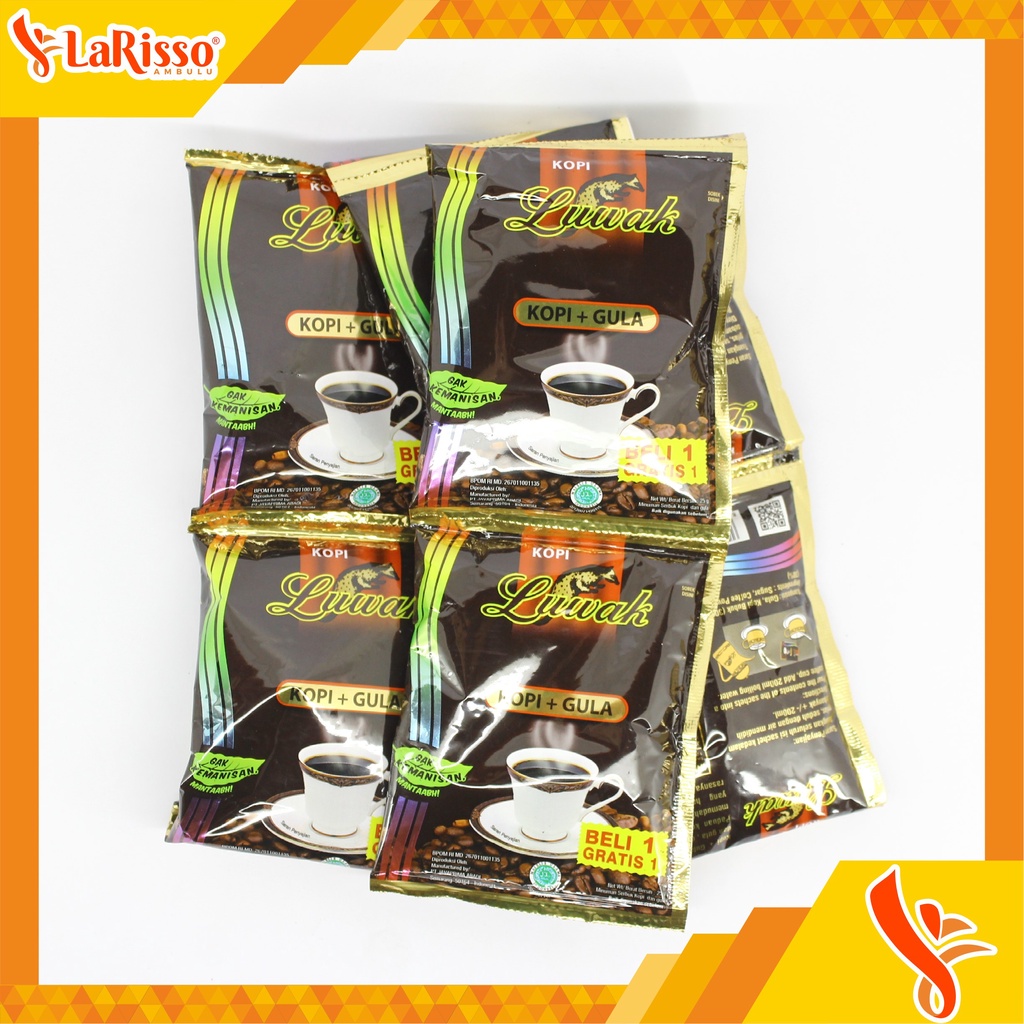 

KOPI LUWAK GULA 10X23GR SACHET FREE 5'S