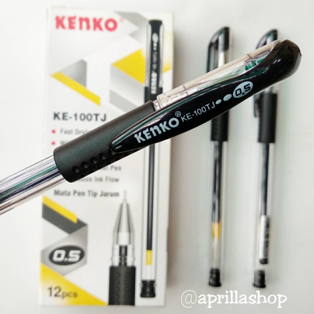 

Pulpen Kenko KE-100TJ 0.5mm lancip water resistance ( eceran 1 pulpen )