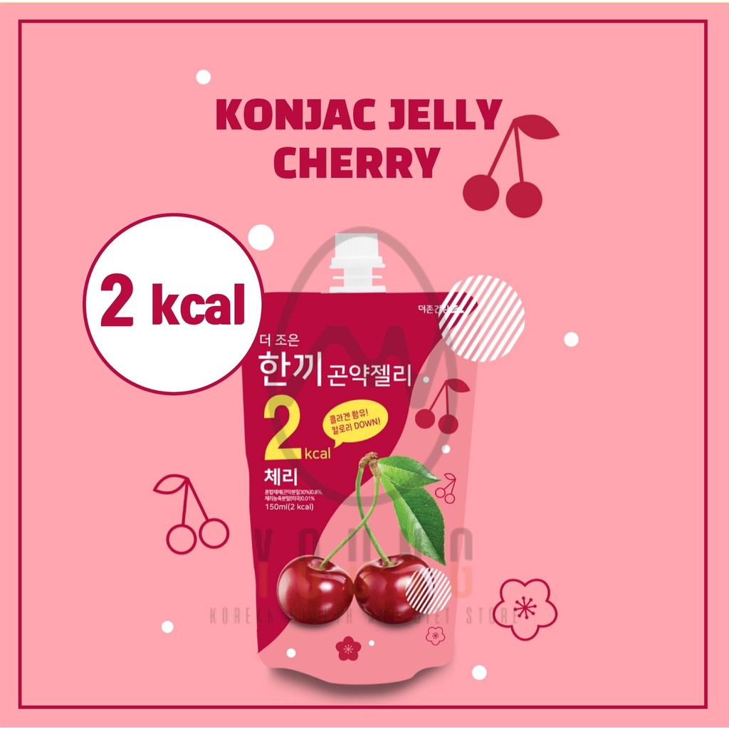 Korean Diet Konjac Jelly Cherry