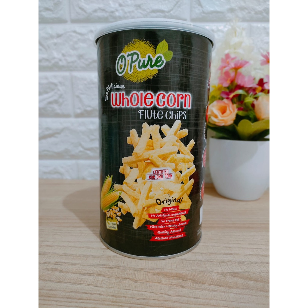 

O'Pure Wholecorn Flute Chips Original 80g