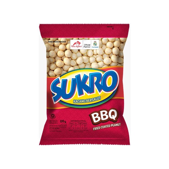 

Dua Kelinci Kacang Sukro Bbq 120G