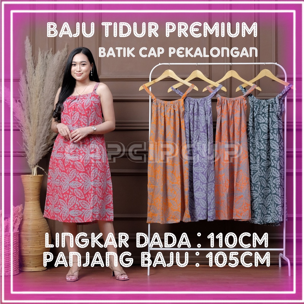 Baju Tidur Wanita  Sexy Ld 110 Daster Inner Iner Dress Kimono Pakaian Piyama Tidur Tali Satu Pundak 