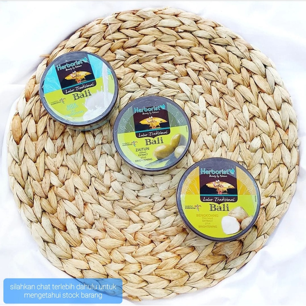 LULUR HERBORIST BALI MILK ZAITUN BENGKOANG PERAWATAN TUBUH BODY SCRUB