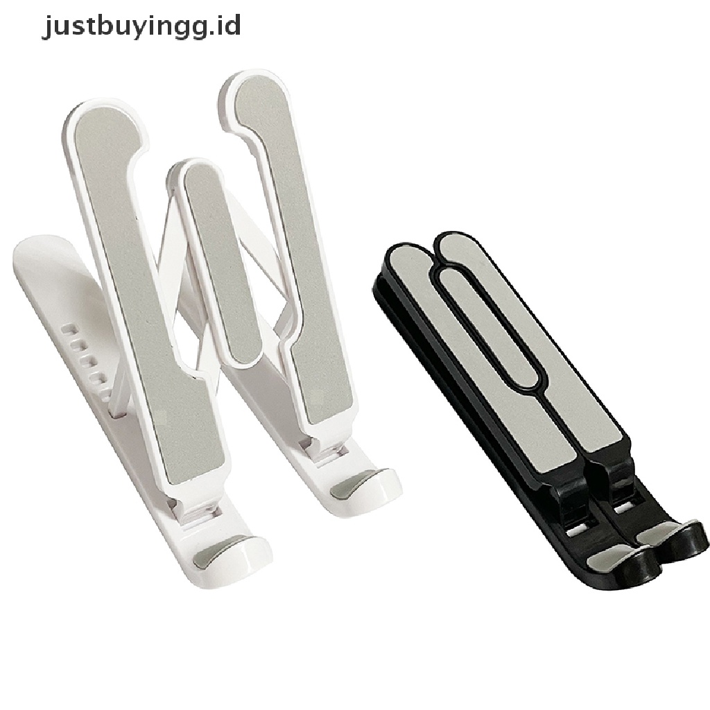 (Justbuyingg.Id) Stand Holder / Dudukan Laptop / Notebook / Tablet Model Lipat Portabel Adjustable