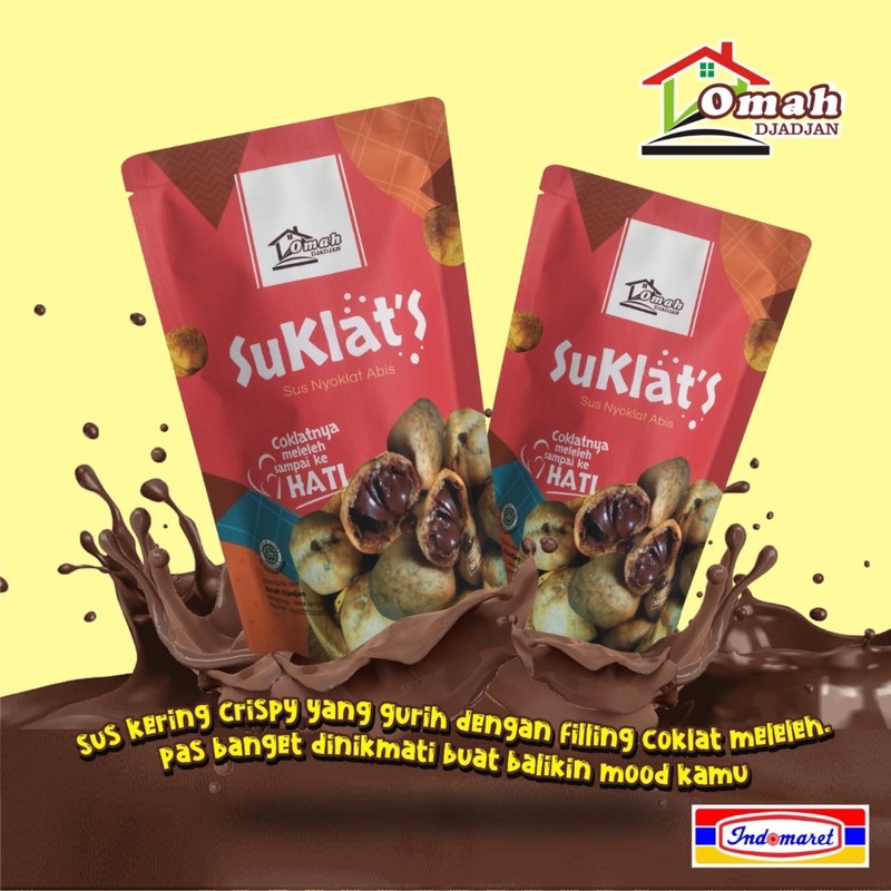 SUS COKLAT SOES KERING ISI COKLAT LUMER 150 GRAM SUKLAT’S by Omah Djadjan