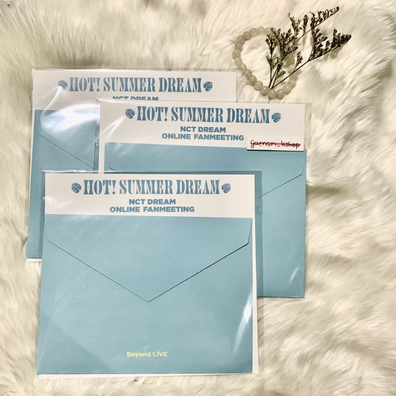 READY STOCK | NCT DREAM - AR TICKER PHOTOCARD SET FANMEETING HOT SUMMER DREAM MD JENO JAEMIN SEALED