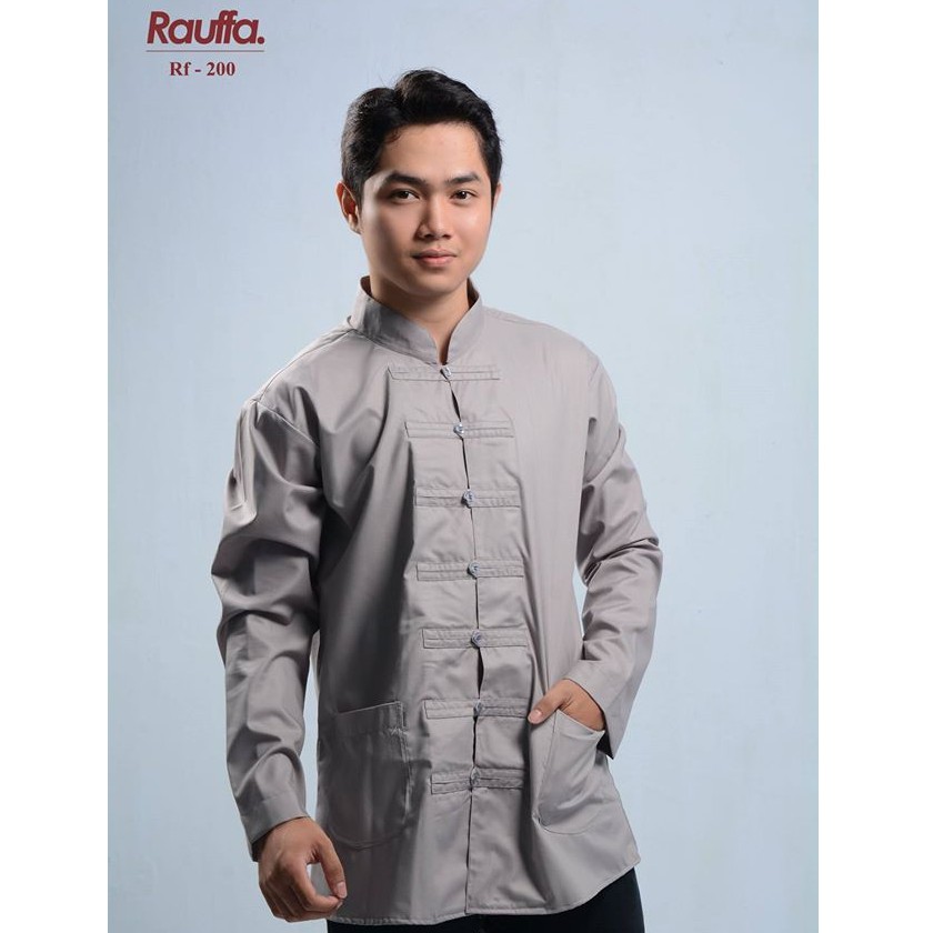 Baju Koko Rauffa | Koko Pria Lengan Panjang