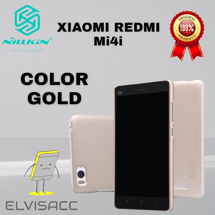 XIAOMI REDMI MI4I NILLKIN HARDCASE FROSTED SHIELD ORIGINAL COLOR GOLD