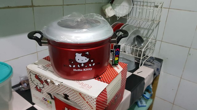 Panci Steamer Rice Cooker Uk 24/pancaguna Maspion /panci Hello Kitty