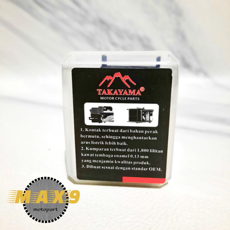 Bendik Relay Starter Supra X 125 Beat Karbu FI Scoopy Karbu Spacy FI Vario 110FI Revo Blade Karisma-2