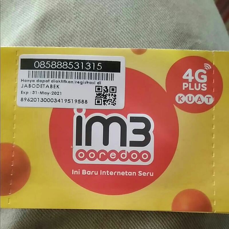 No Cantik IM3 Triple Tengah 8,  085-888-5-3131-5