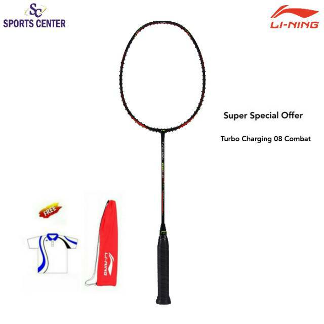 Special Price Raket Badminton Lining Turbo Charging 08 Combat / 08 C / 08C
