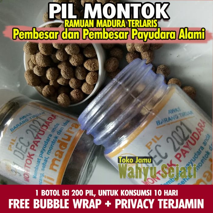Jamu Montok Payudara Ramuan Madura Pembesar Payudara / Susu - ju198