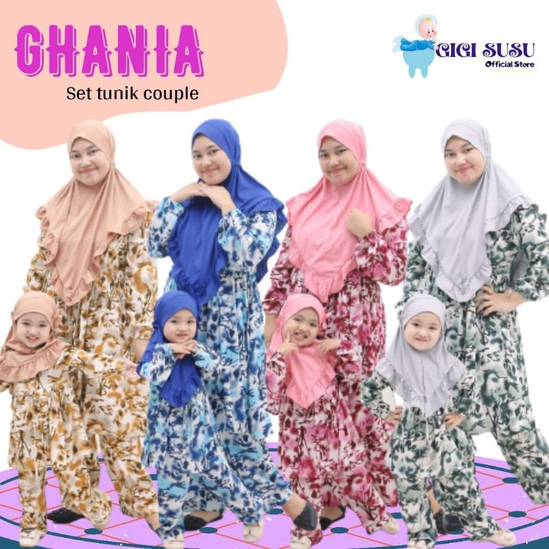 GHANIA SET TUNIK COUPLE by Gigi Susu