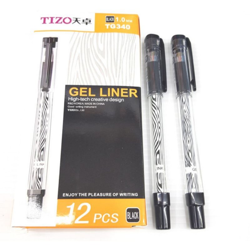

GEL PEN TIZO TG 340 1,0 MM-HITAM