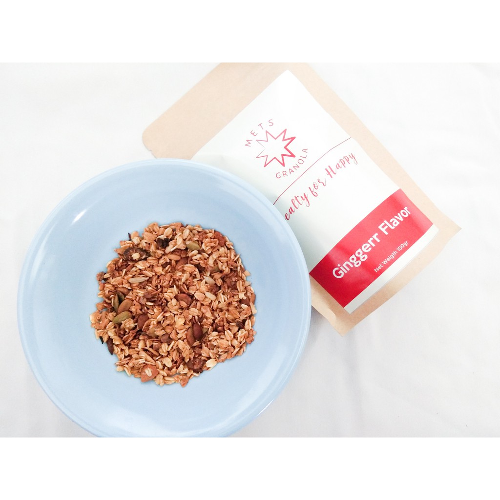 

GRANOLA GINGER 100 GRAM METS