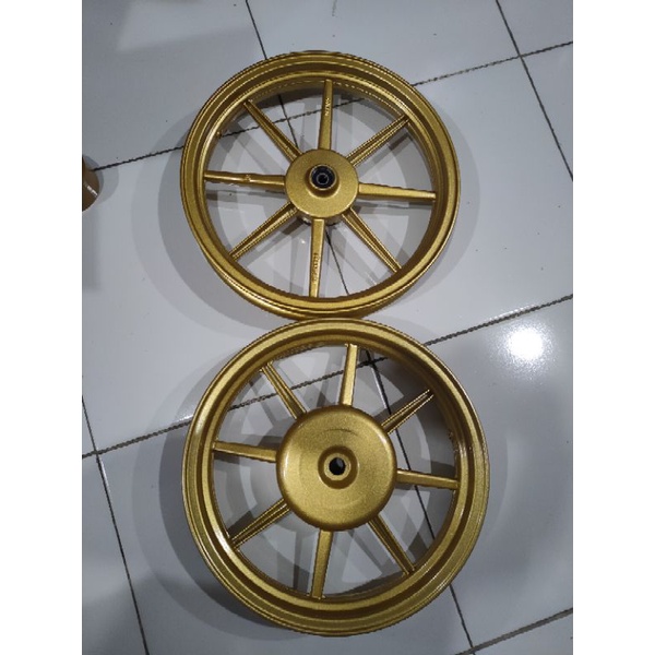 pelk pelek pelah velg velk roda cast wheel v rossi copy rcb atau venom comet pnp all Honda matic 110