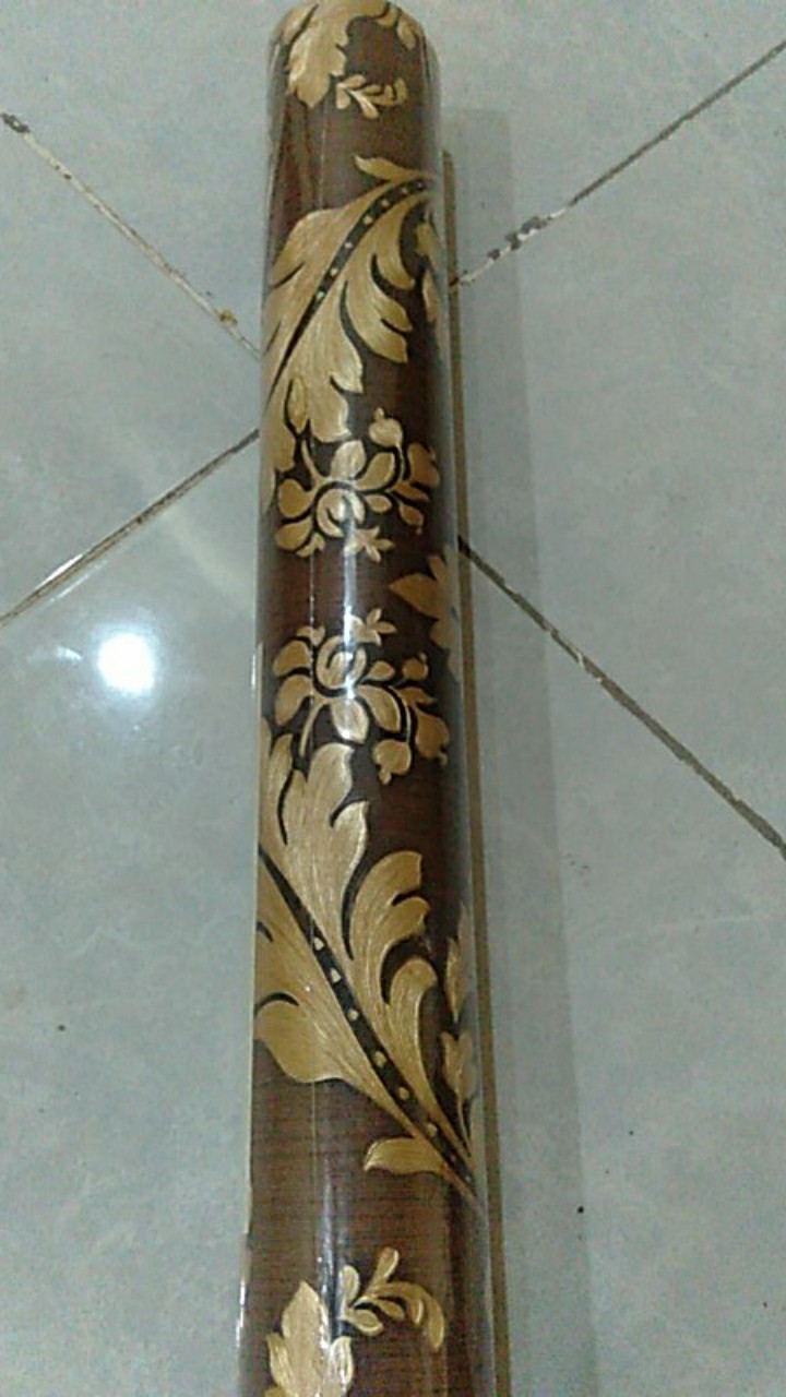 Wallpaper Dinding Vinyl Bertekstur  Timbul Dan Premium