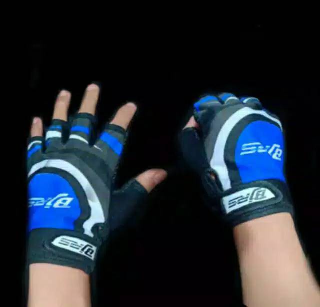 Glove  B J R S Gowes sarung tangan sepeda gym fitness dayli  lokal bahan import