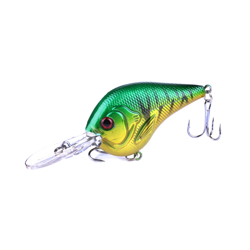 HENGJIA 1PCS Crankbait Wobblers Hard Fishing Tackle 11.2g 9.5cm Swimbait Crank Bait Bass Fishing Lure 9 Colors fishing tackle