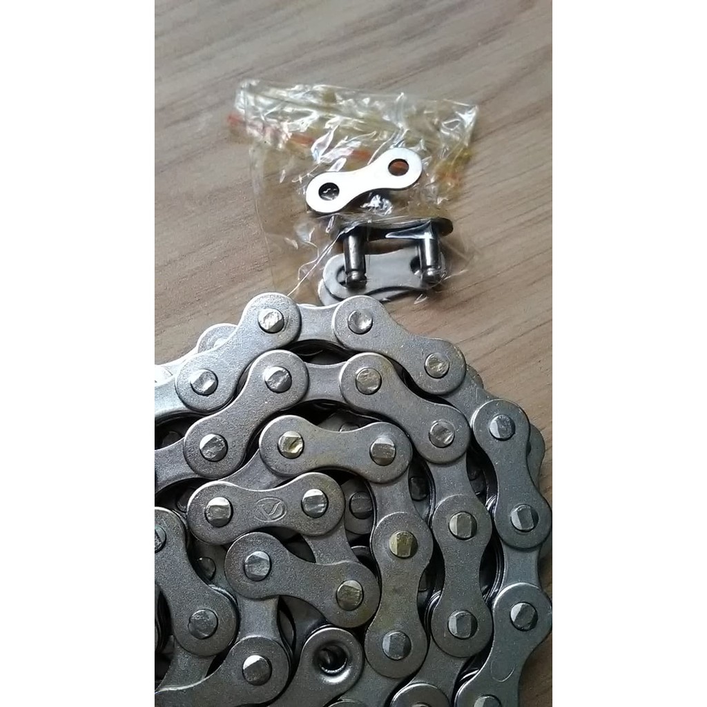 RANTAI SEPEDA BMX PACIFIC KROM PUTIH 114L
