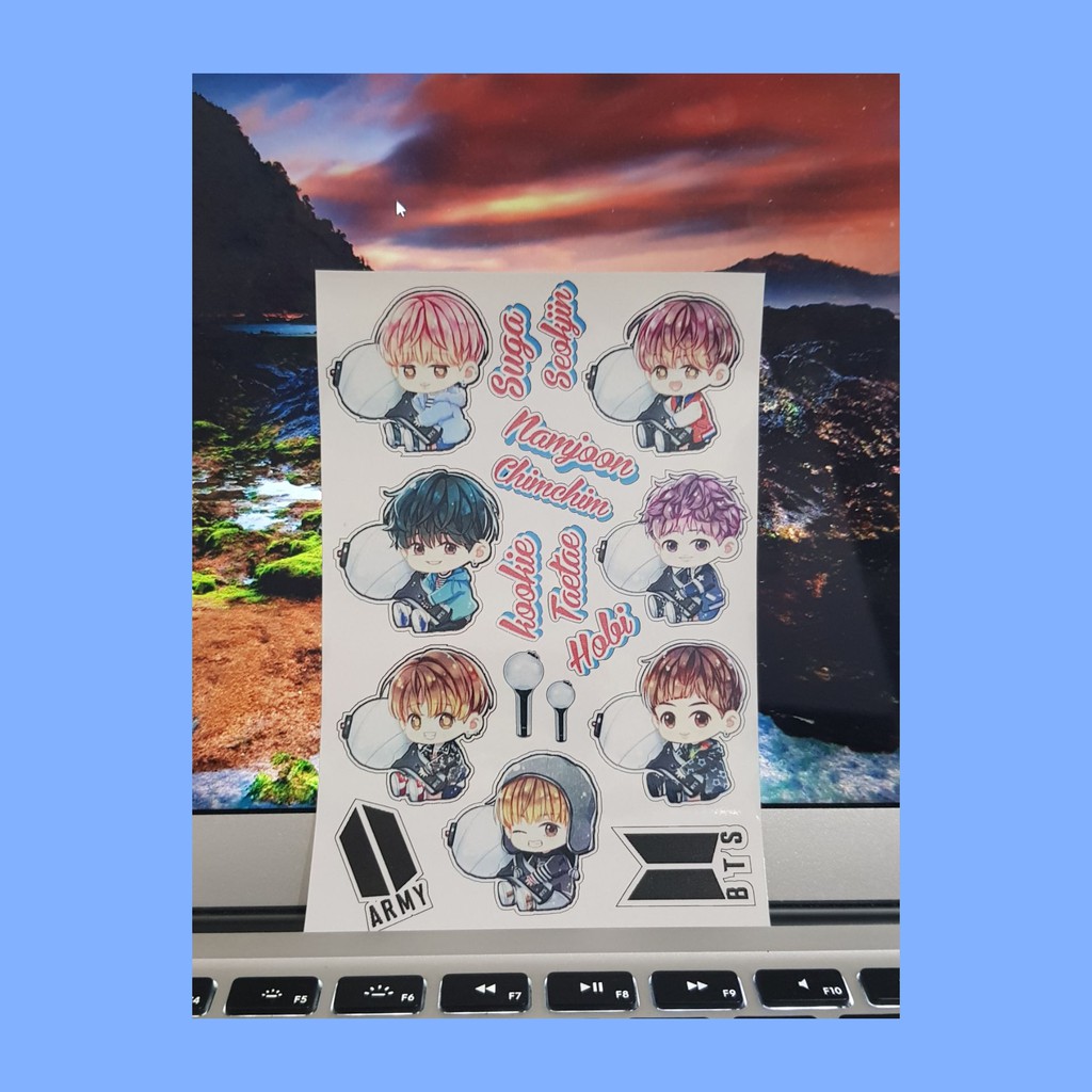 KPOP MERCH - BTS MERCH - BTS STICKER VYNIL / BTS STIKER