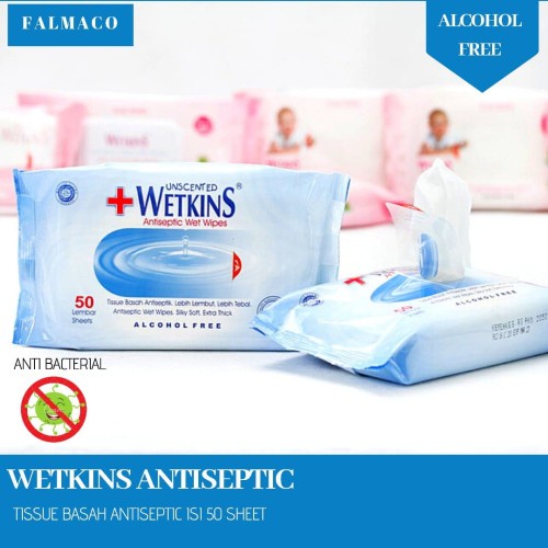 Wetkins Tissue Basah Antiseptic buy 1 get 1