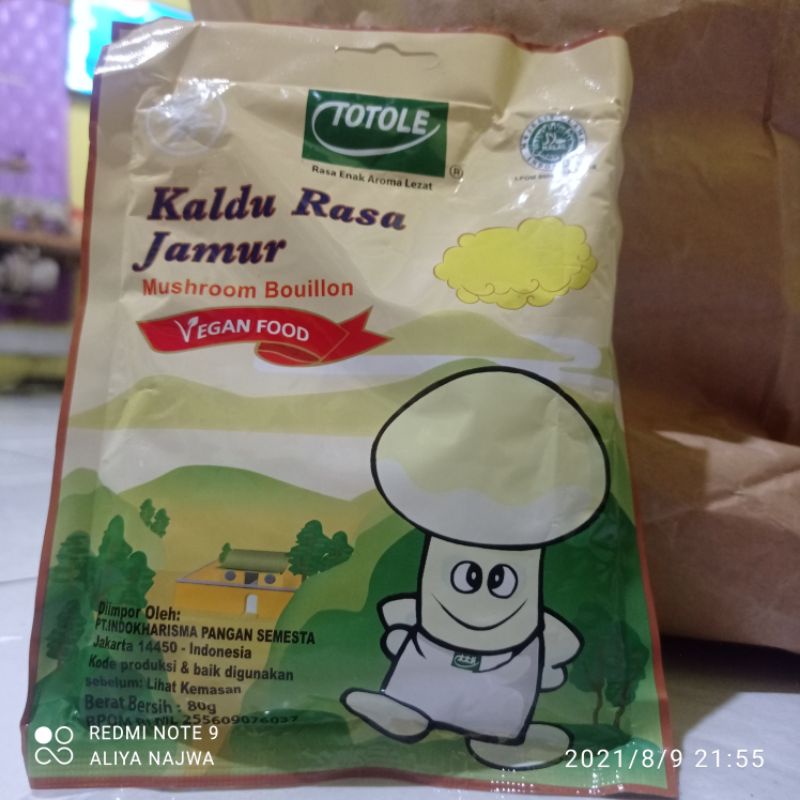

totole kaldu rasa jamur