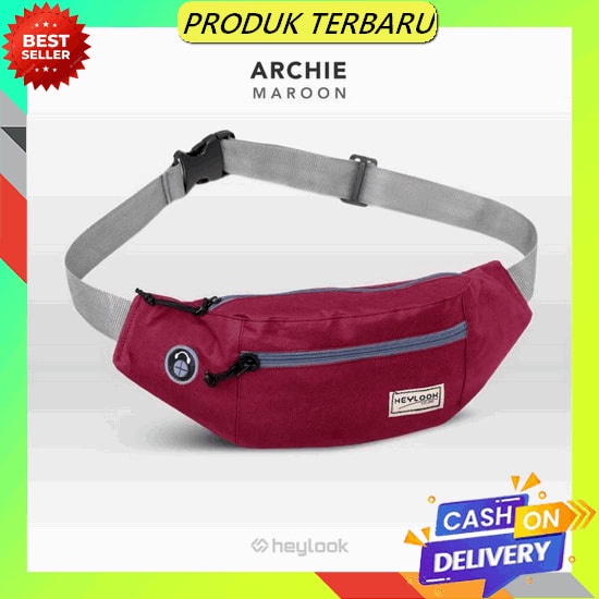 Sling Bag Pria Distro All Size Tas Selempang Cowok Rei Import Mini Bag Original Heylook Official - T